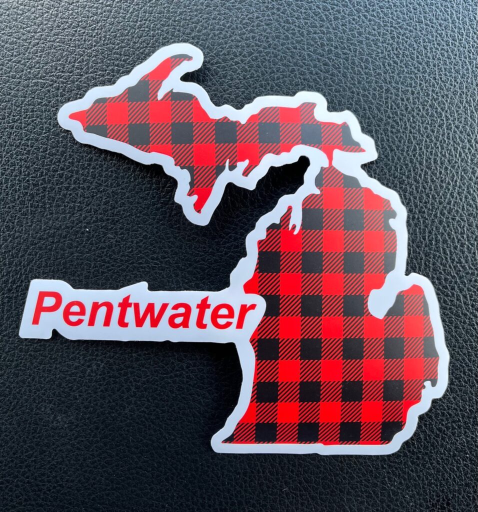 Pentwater Michigan Sticker