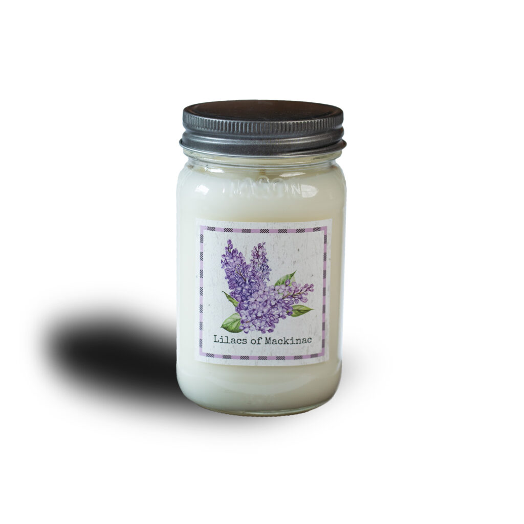 Lilacs of Mackinac Jar